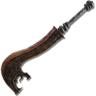 Serpent-God's Curved Sword